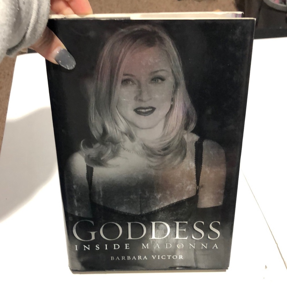 Goddess Inside Madonna by Barbara Victor hardcover book